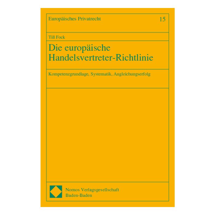 Die europäische Handelsvertreter-Richtlinie