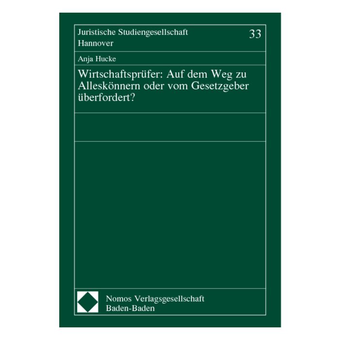 Wirtschaftsprüfer: Auf dem Weg zu Alleskönnern oder vom Gesetzgeber überfordert?