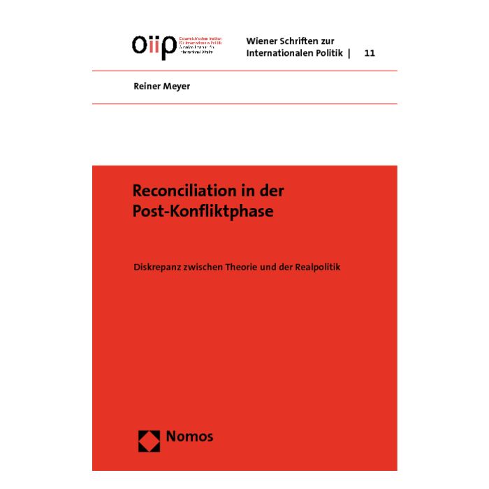 Reconciliation in der Post-Konfliktphase