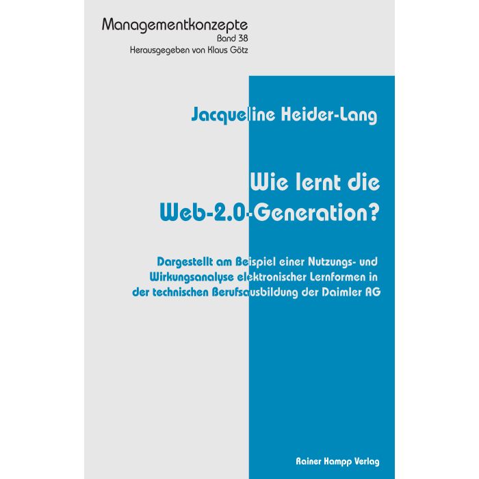 Wie lernt die Web-2.0-Generation?