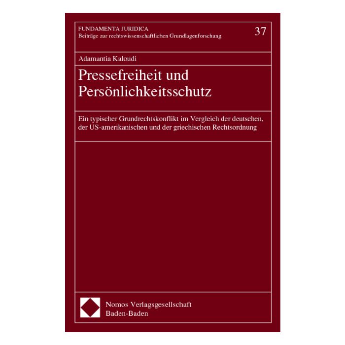 Pressefreiheit und Persönlichkeitsschutz