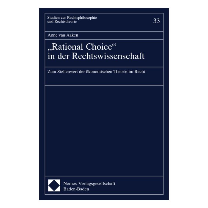 -Rational Choice- in der Rechtswissenschaft