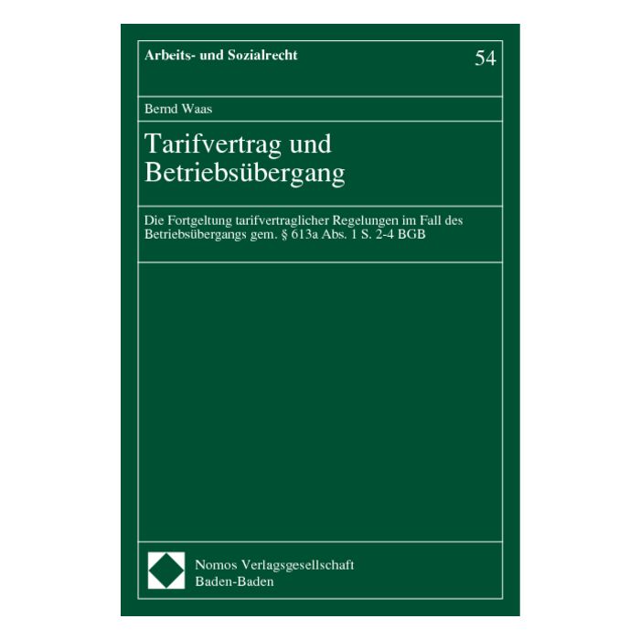 Tarifvertrag und Betriebsübergang