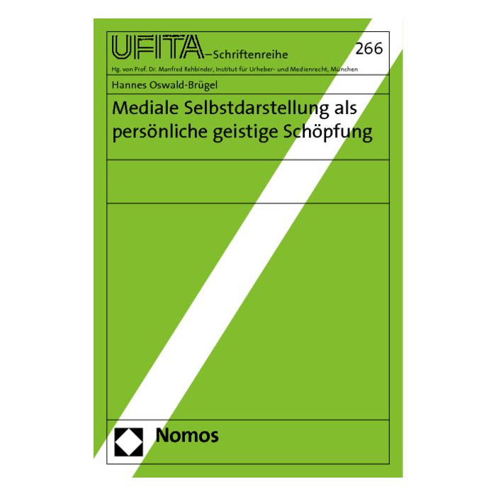 Mediale Selbstdarstellung als persönliche geistige Schöpfung