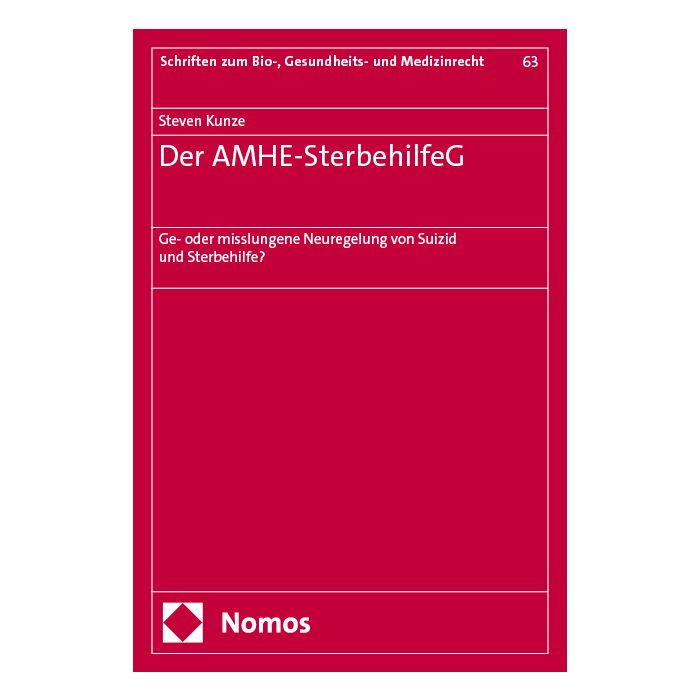 Der AMHE-SterbehilfeG Der AMHE-SterbehilfeG