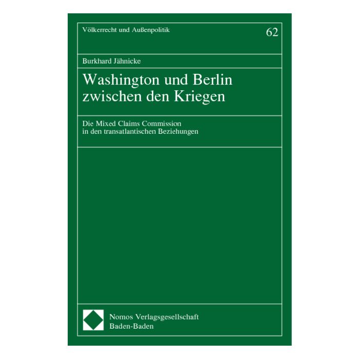 Washington und Berlin zwischen den Kriegen