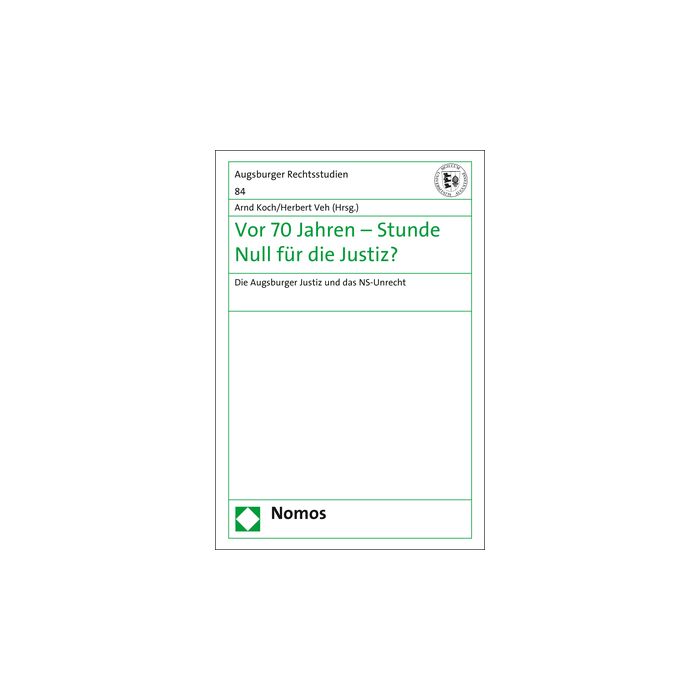 Vor 70 Jahren - Stunde Null für die Justiz?