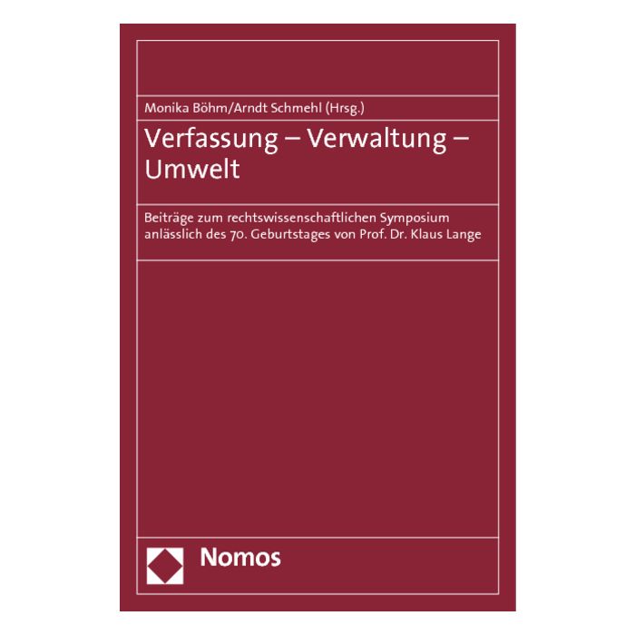 Verfassung - Verwaltung - Umwelt
