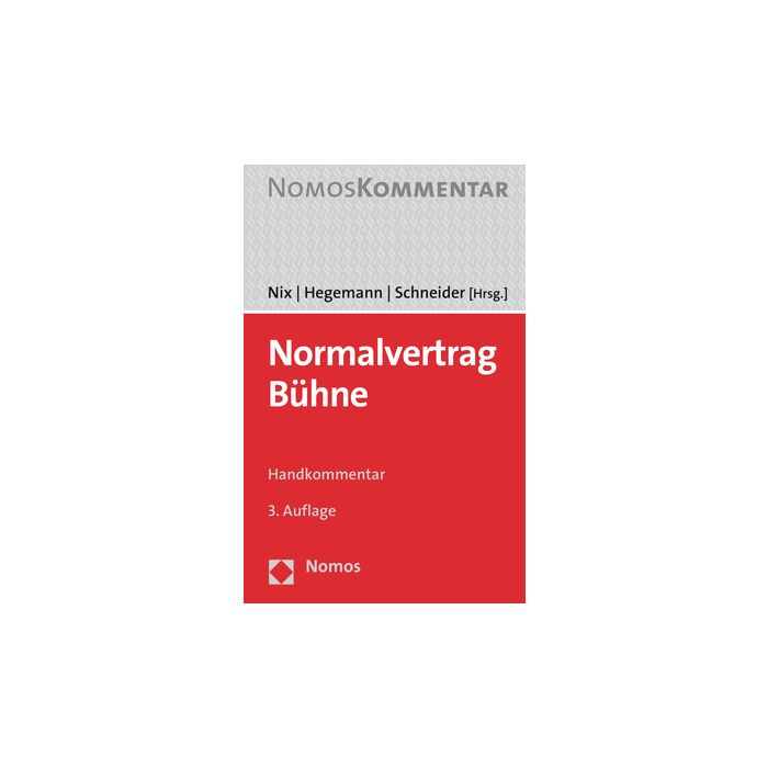Normalvertrag Bühne