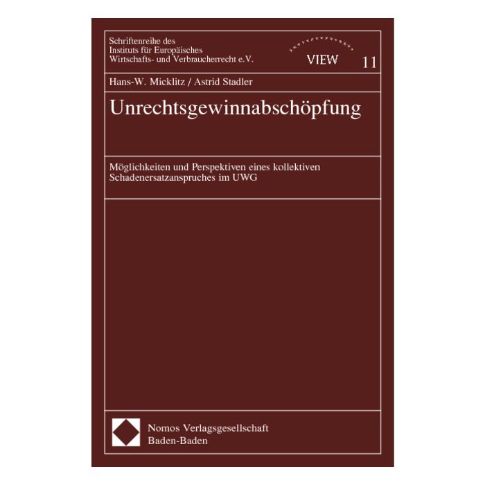 Unrechtsgewinnabschöpfung