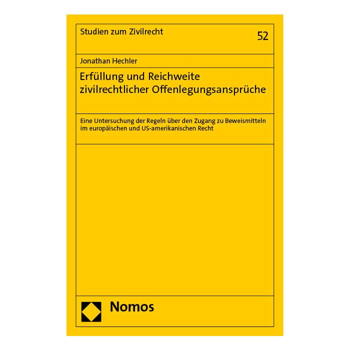 Erfüllung und Reichweite zivilrechtlicher Offenlegungsansprüche