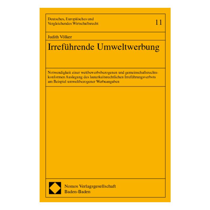 Irreführende Umweltwerbung