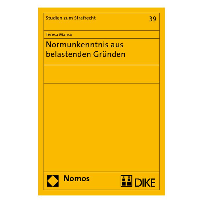 Normunkenntnis aus belastenden Gründen