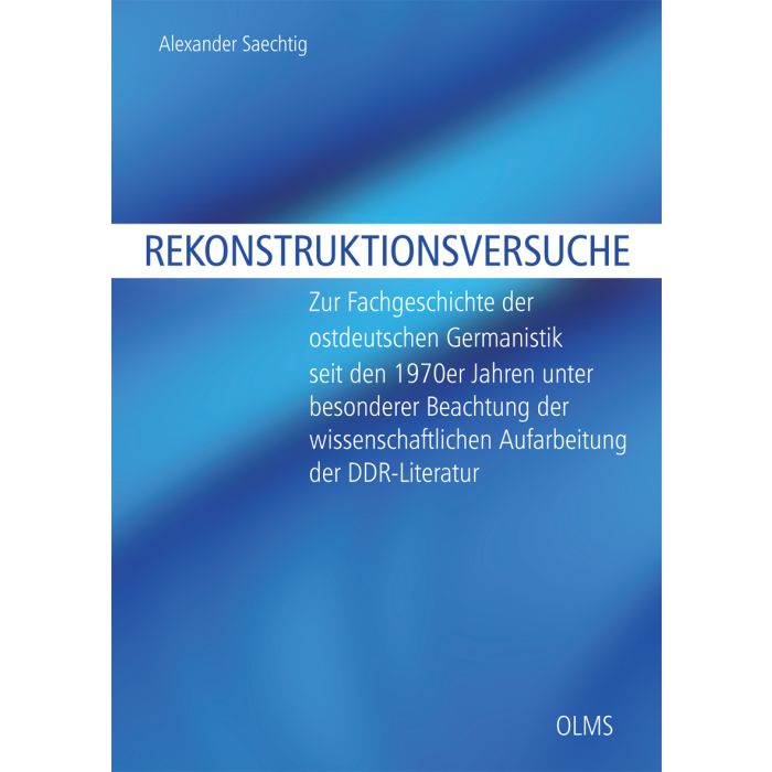 Rekonstruktionsversuche