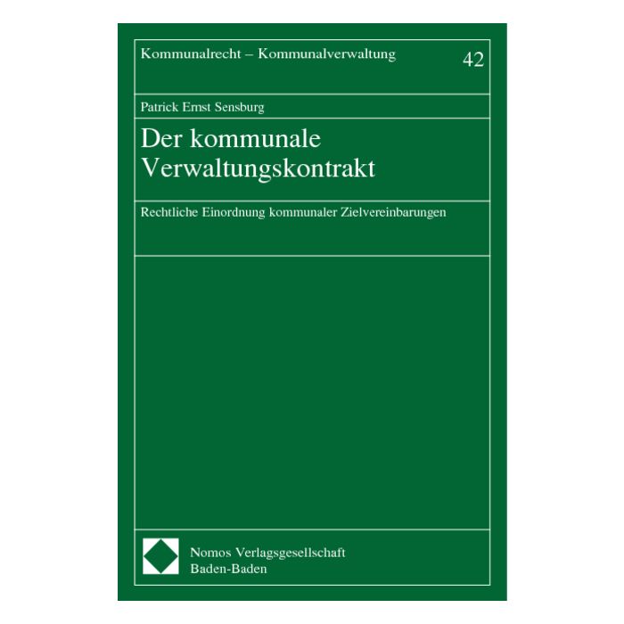 Der kommunale Verwaltungskontrakt