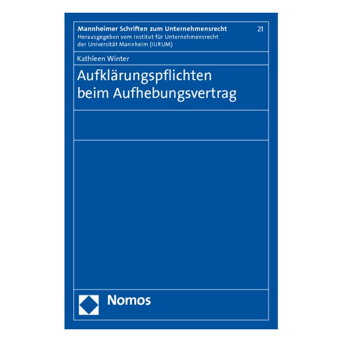 Aufklärungspflichten beim Aufhebungsvertrag
