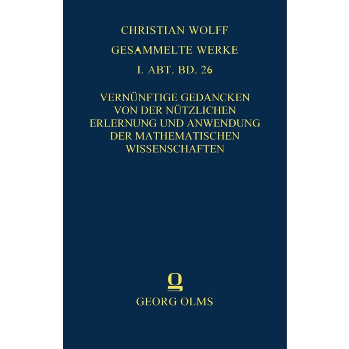 Christian Wolff: Gesammelte Werke