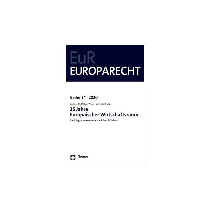25 Jahre Europäischer Wirtschaftsraum