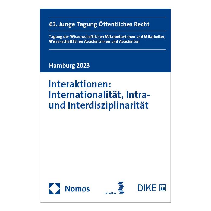 Interaktionen: Internationalität, Intra- und Interdisziplinarität