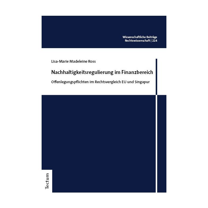 Nachhaltigkeitsregulierung im Finanzbereich