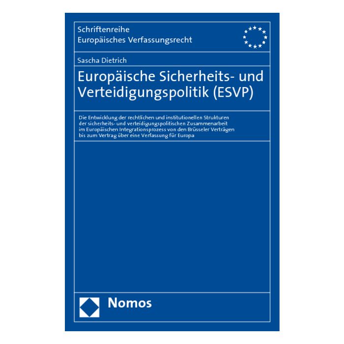 Europäische Sicherheits- und Verteidigungspolitik (ESVP)
