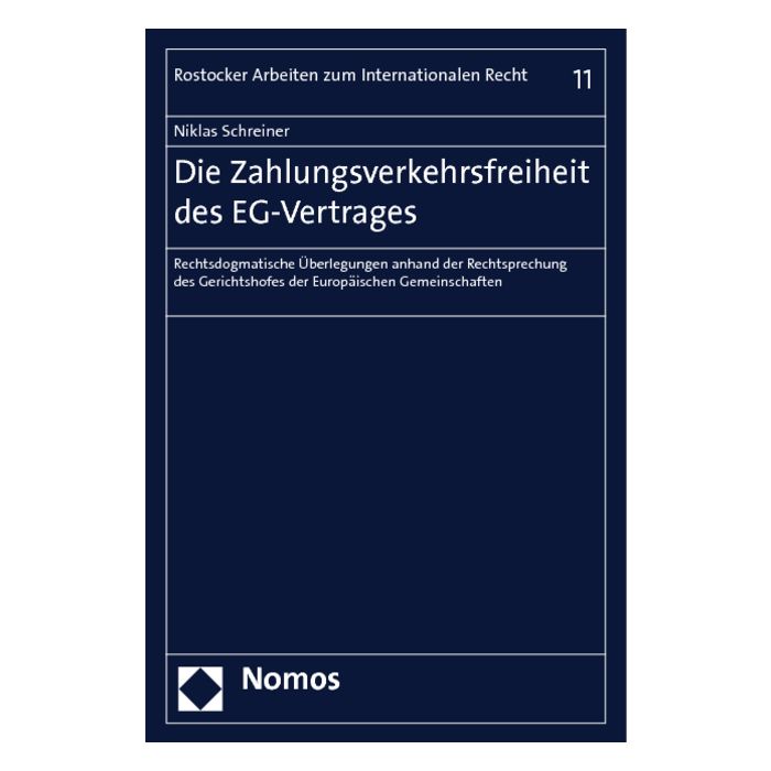 Die Zahlungsverkehrsfreiheit des EG-Vertrages