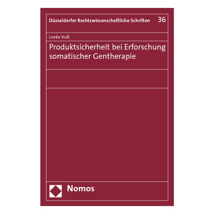 Produktsicherheit bei Erforschung somatischer Gentherapie