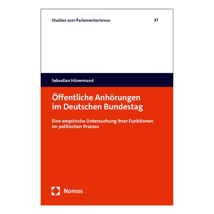Öffentliche Anhörungen im Deutschen Bundestag