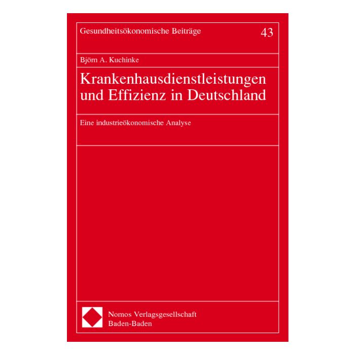 Krankenhausdienstleistungen und Effizienz in Deutschland