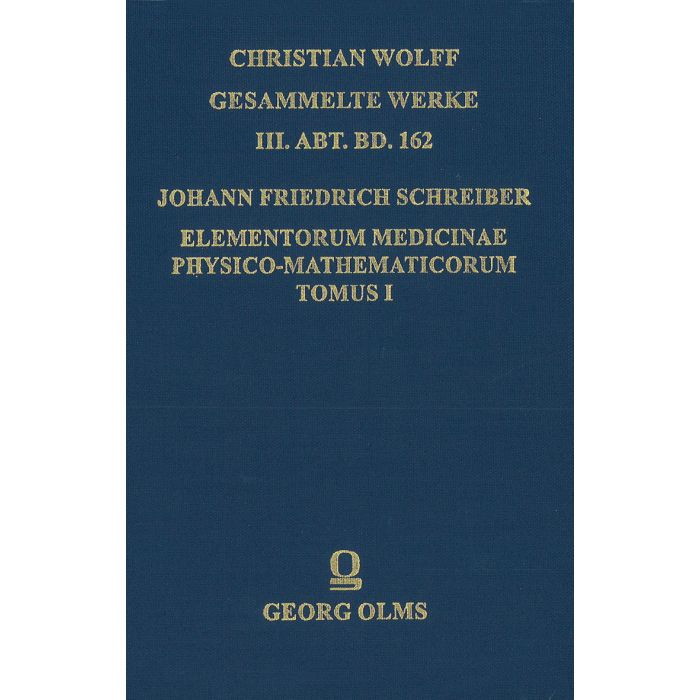 Elementorum Medicinae physico-mathematicorum Tomus I