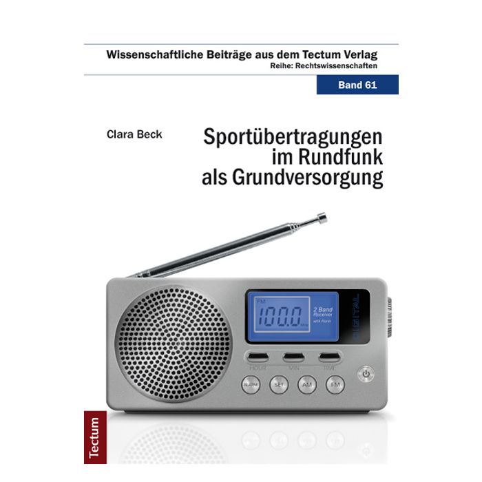 Sportübertragungen im Rundfunk als Grundversorgung