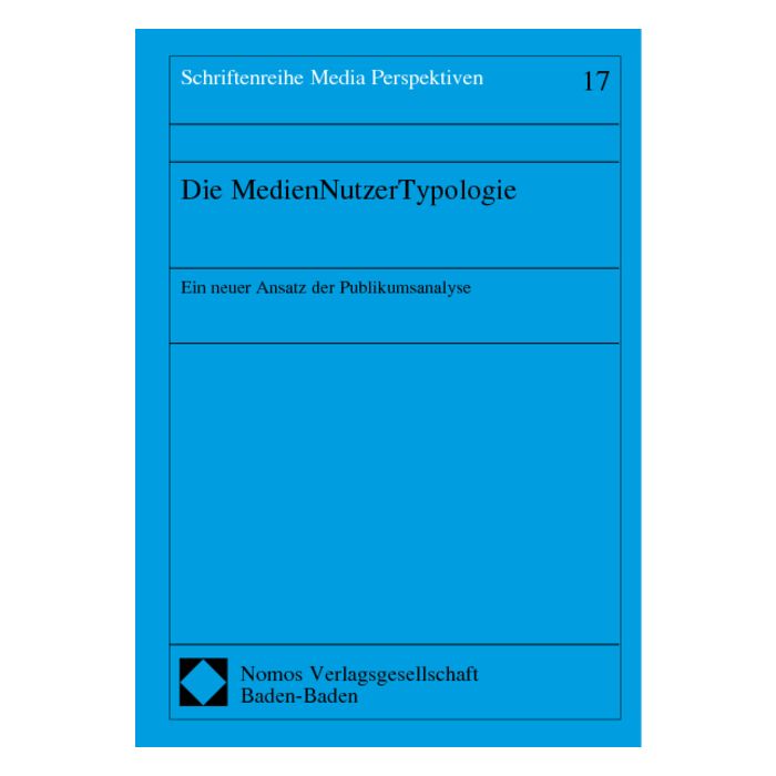 Die MedienNutzerTypologie