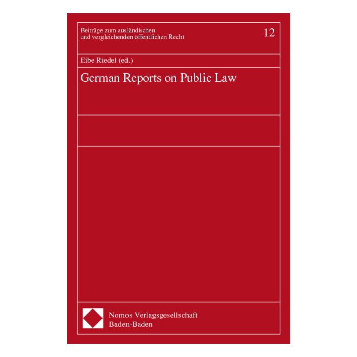 German Reports on Public Law
