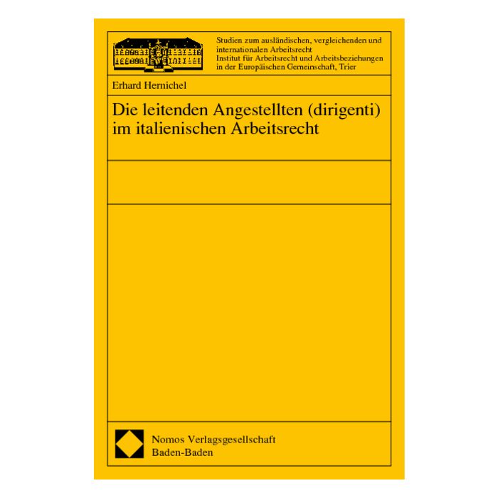 Die leitenden Angestellten (dirigenti) im italienischen Arbeitsrecht