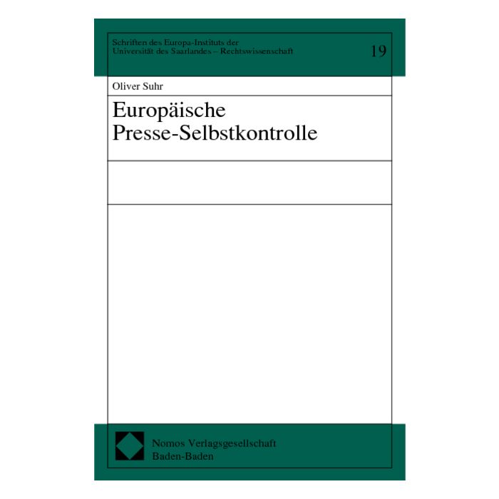 Europäische Presse-Selbstkontrolle