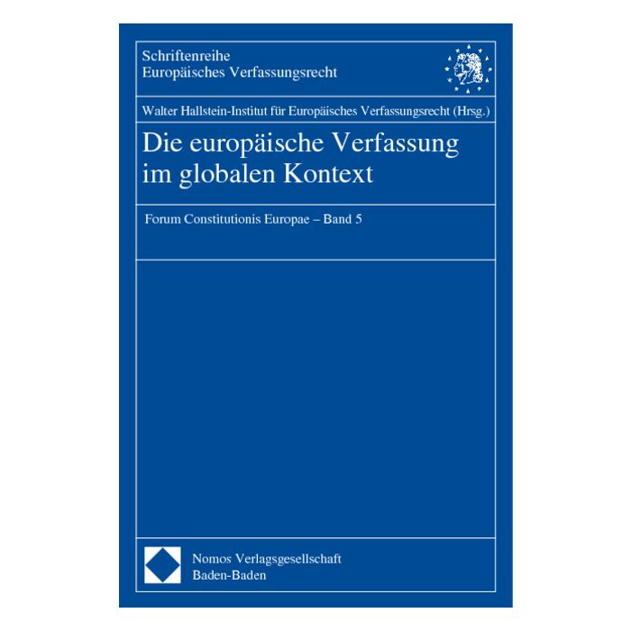 Die europäische Verfassung im globalen Kontext