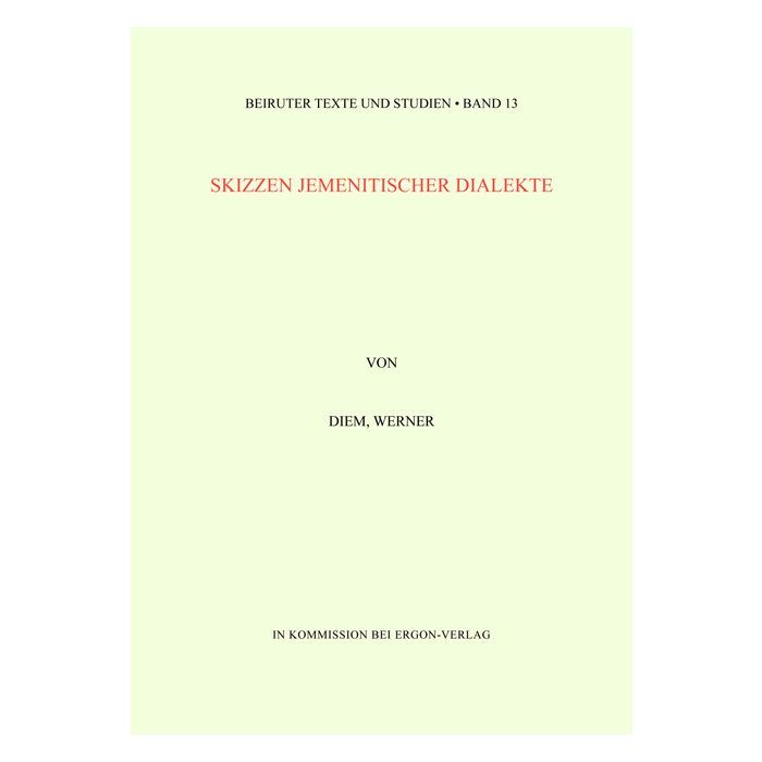 Skizzen jemenitischer Dialekte