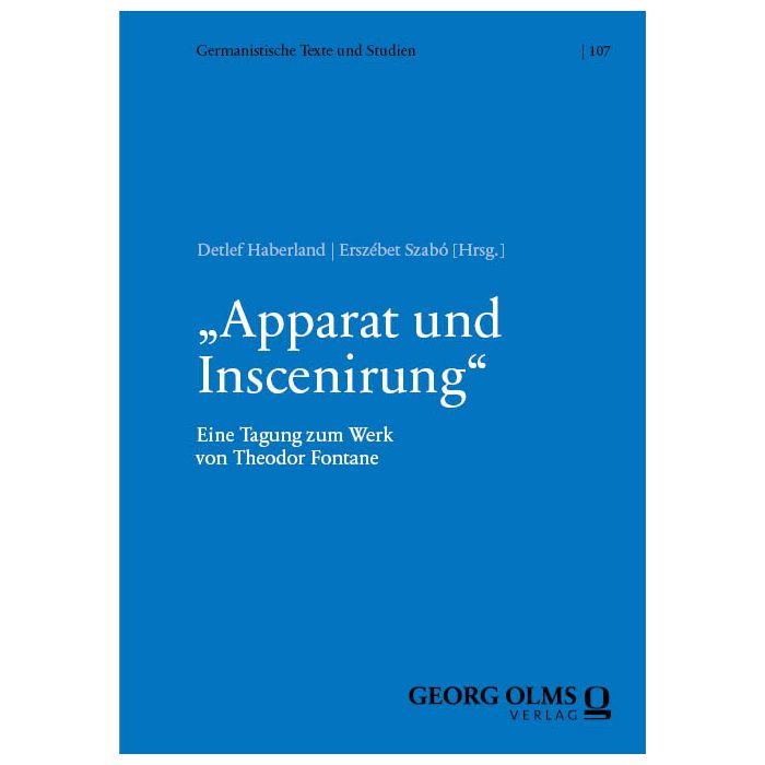 „Apparat und Inscenirung“