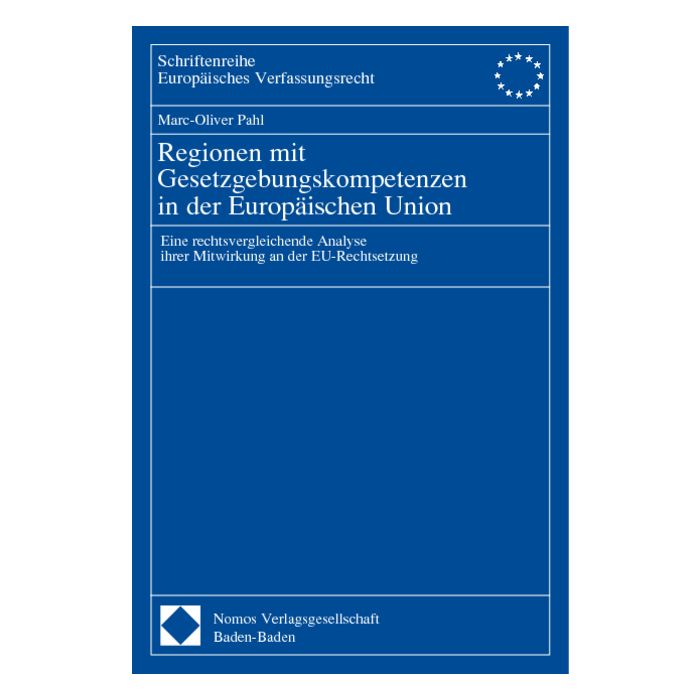 Regionen mit Gesetzgebungskompetenzen in der Europäischen Union