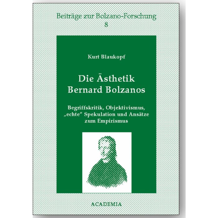 Die Ästhetik Bernard Bolzanos
