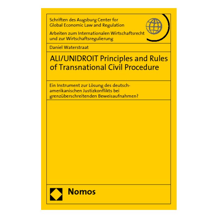 ALI/UNIDROIT Principles and Rules of Transnational Civil Procedure