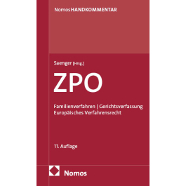 Zivilprozessordnung: ZPO - 978-3-7560-3397-3 | Nomos