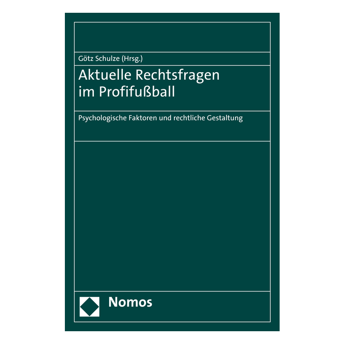 Aktuelle Rechtsfragen im Profifußball Aktuelle Rechtsfragen im Profifußball