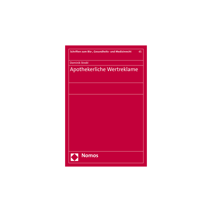 Apothekerliche Wertreklame Apothekerliche Wertreklame
