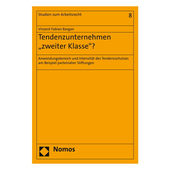 Tendenzunternehmen 'zweiter Klasse'? Tendenzunternehmen 'zweiter Klasse'?