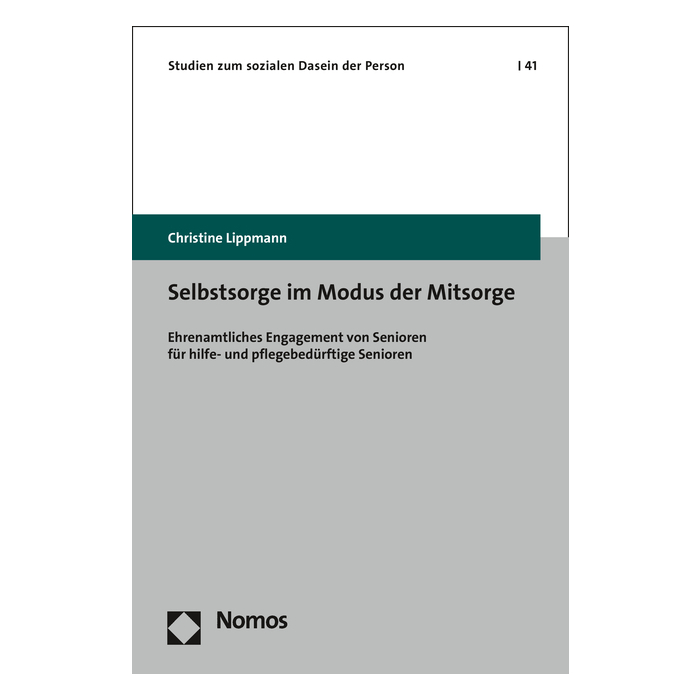 Selbstsorge im Modus der Mitsorge Selbstsorge im Modus der Mitsorge
