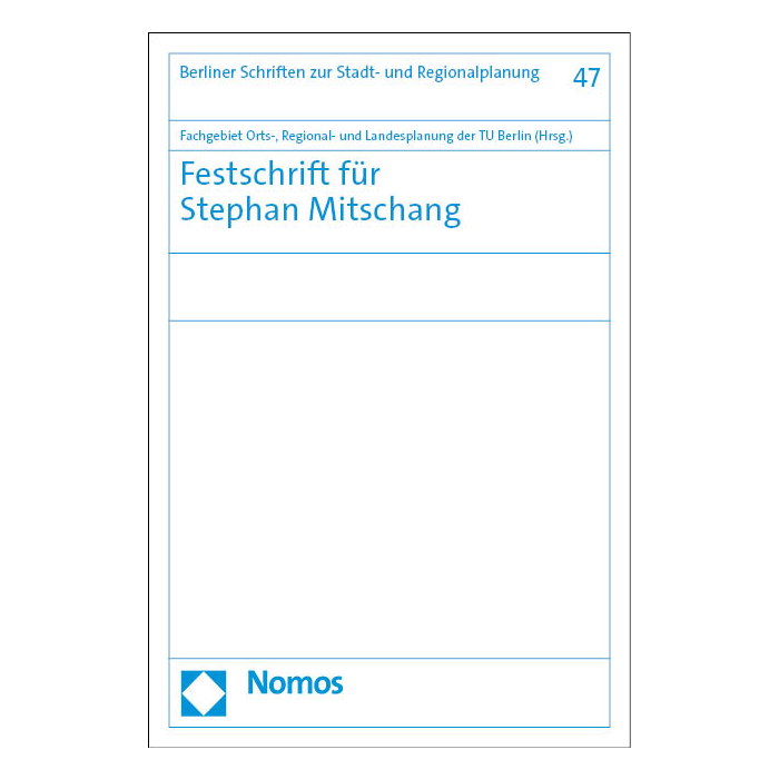 Festschrift für Stephan Mitschang Festschrift für Stephan Mitschang