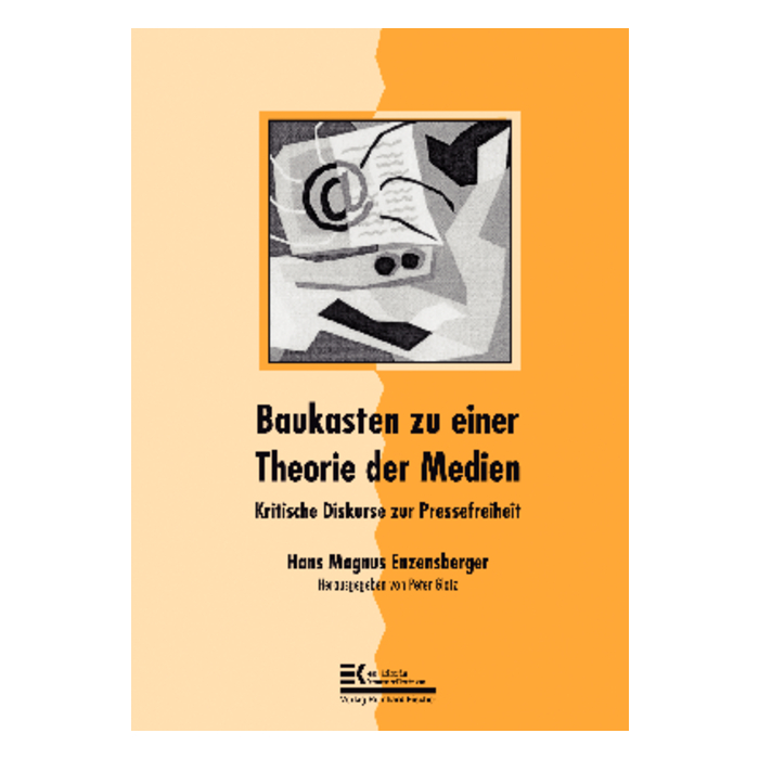 Baukasten zu einer Theorie der Medien Baukasten zu einer Theorie der Medien