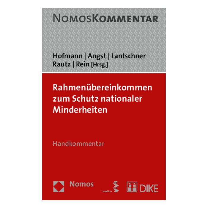Rahmenübereinkommen zum Schutz nationaler Minderheiten Rahmenübereinkommen zum Schutz nationaler Minderheiten