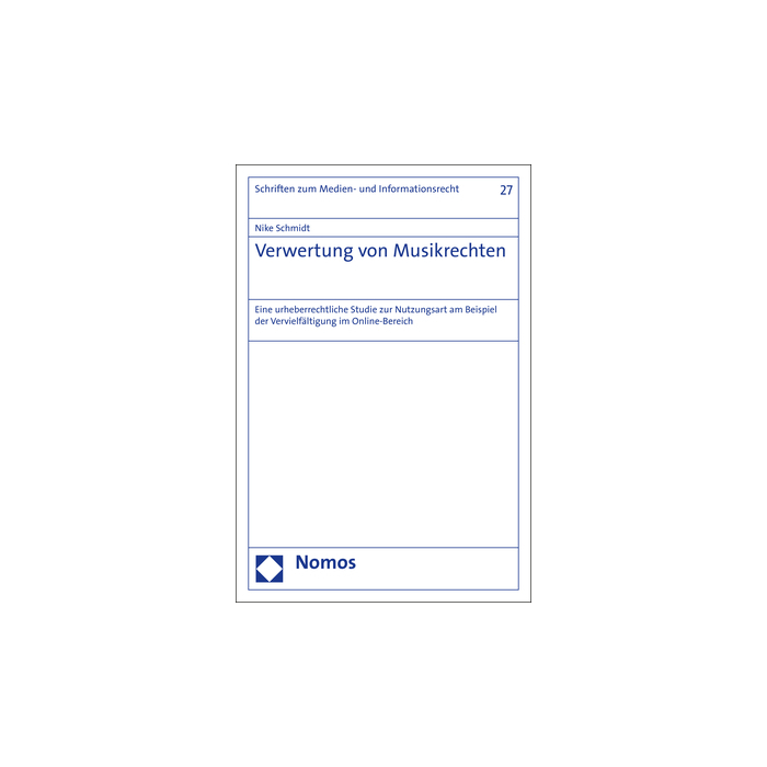 Verwertung von Musikrechten Verwertung von Musikrechten